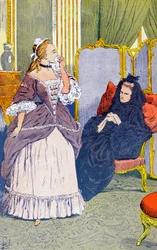 Mme de Luxembourg et la princesse de Robecq