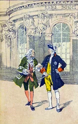 Voltaire avec Frédéric II de Prusse