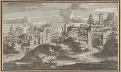 Paysage classique imaginaire
