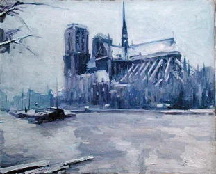 Notre-Dame au moment des inondations