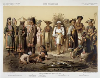 Groupes ethniques vers 1870 dans « Voyage d