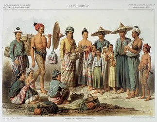 Populations laotiennes vers 1870 dans « Voyage d