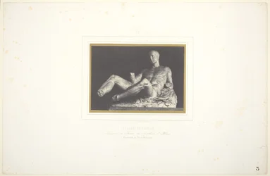 Le Thésée de Phidias/ Fragment du Fronton du Parthenon d
