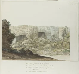 Partie des Latomies de Syracuse (Voyage en Italie, en Sicile et à Malte - 1778)