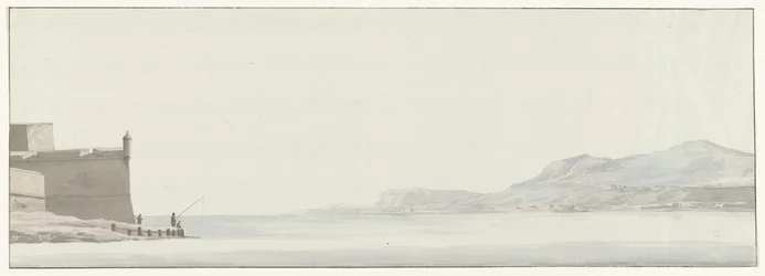 Vue de la côte de Calabre depuis l