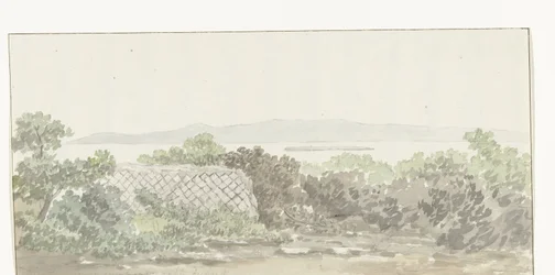 Vue des ruines du théâtre de Brindisi