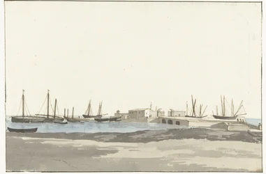Port de Barletta avec navires