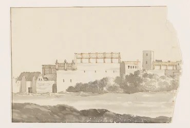Monastère à Biseglia (Voyage en Italie, en Sicile et à Malte - 1778)