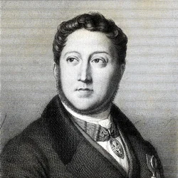Portrait du compositeur Gioachino Antonio Rossini 1792-1868, 1836
