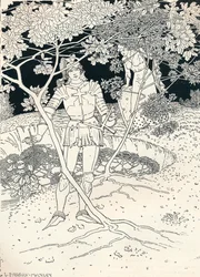 Illustration de la Reine des Fées de Spenser. Chant II. Vers 30