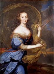 Portrait de Françoise Athénaïs de Rochechouart Mortemart, Marquise de Montespan (ou Madame de Montespan) (1640-1707), favorite de Louis XIV, représentée en Iris