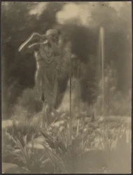 [Danseuse dans le jardin]