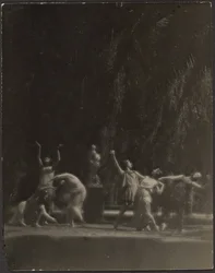 [Danseurs dans le jardin]