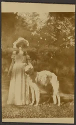 Femme et chien