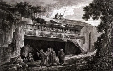 Le monument sépulcral des rois de Juda, planche 25 du Volume III de 