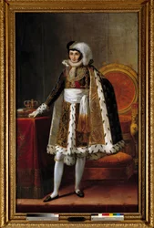 Portrait en pied de Jérôme Bonaparte (1784-1860) roi de Westphalie. En costume de commandant de l