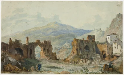 Le théâtre antique de Taormine avec vue sur l