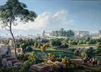 Vue de la colline de l