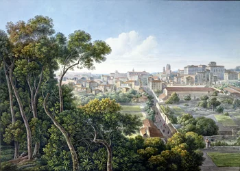 Vue de la colline du Viminal, Rome, c.1800