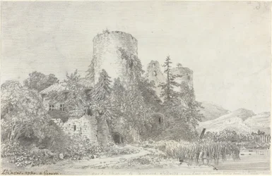 Vue du Château de Saconnex