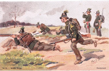 Carabiniers, Carte Postale, Années 1920