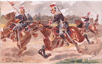 Lanciers, Carte Postale, Années 1920