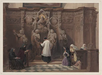 Confessionnal, Église Saint-Paul, Anvers