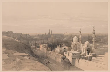 Égypte et Nubie : Volume III - N° 26, Le Caire, Vue vers l