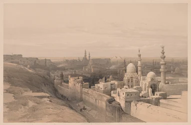 Égypte et Nubie : Volume III - N° 26, Le Caire, Vue vers l
