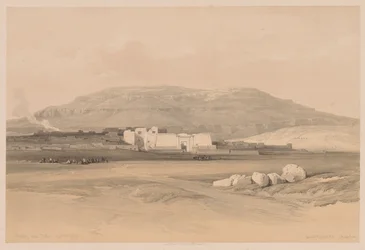 Égypte et Nubie : Volume II - No. 20, Medinet Abou, Thèbes, 1838