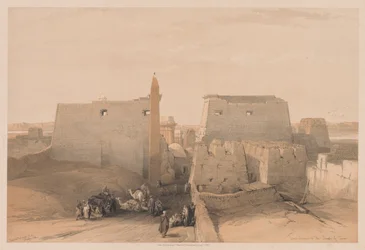 Égypte et Nubie : Volume II - N° 38, Grandes Entrées du Temple de Louxor