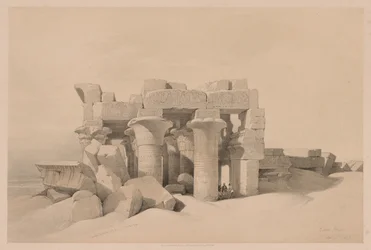 Égypte et Nubie: Volume II - No. 42, Ruines de Kom Ombo, 1838