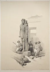 Égypte et Nubie : Volume II - N° 7, Colosses à Wady Saboua