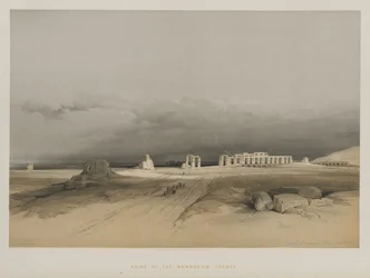 Ruines du Memnonium, Thèbes