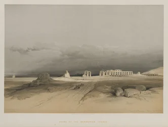 Égypte et Nubie, volume II : ruines du Memnonium, Thèbes, 1847
