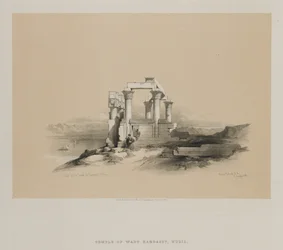 Égypte et Nubie, Volume II: Ruines du temple de Kardeseh, Nubie, 1848