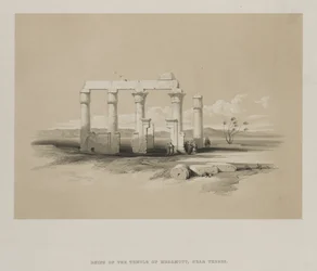 Égypte et Nubie, Volume II : Ruines du temple de Madamoud, à Thèbes
