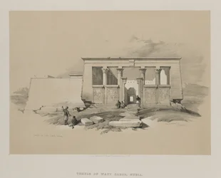 Égypte et Nubie, Volume II : Temple à Wady Dabod, Nubie
