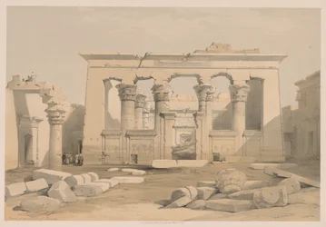 Égypte et Nubie : Volume I - N° 28, Portique du Temple de Kalabshi