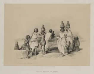 Égypte et Nubie, Volume I : Femmes nubiennes à Kortie, sur le Nil