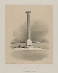 Égypte et Nubie, Volume I : Colonne de Pompée, Alexandrie