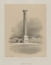 Égypte et Nubie, Volume I : La colonne de Pompée, Alexandrie, 1846