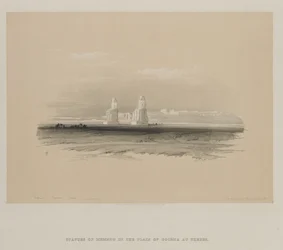 Égypte et Nubie, Volume I : Statues de Memnon, Thèbes