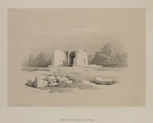 Égypte et Nubie, Volume I : Temple à Tafa en Nubie