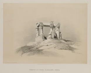 Égypte et Nubie, Volume I : Temple de Wady Kardassy en Nubie, 1846