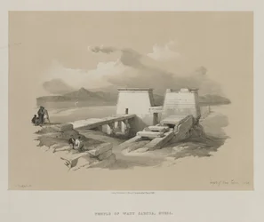 Égypte et Nubie, Volume I : Temple de Wady Saboua, Nubie, 1846