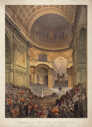 Funérailles du duc de Wellington, la cérémonie à la cathédrale Saint-Paul, 18 novembre 1852