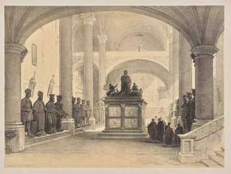 Croquis en Belgique et en Allemagne, Première Série, Tombeau de Maximilien 1er, Innsbruck