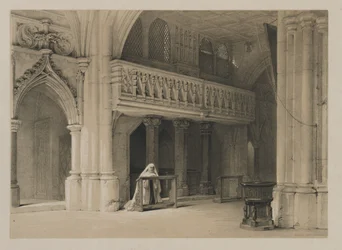 Croquis en Belgique et en Allemagne, Volume I : Couvent de Nönnberg, Salzbourg, 1840