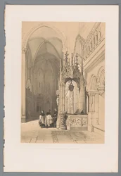 Puits dans la cathédrale de Ratisbonne